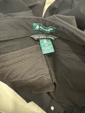 Woods Men’s Black Cargo Pants - Durable Utility Style